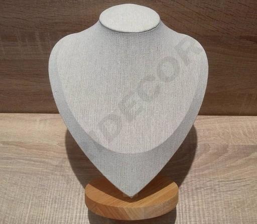 [0091028] Collane a bavaglino in tessuto di lino e legno taglia S