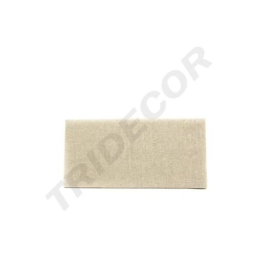 [009631] Beige Linen Bracelet Display 25X11.5X8cm