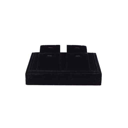 [009681] Black Velvet Jewelry Display Tray