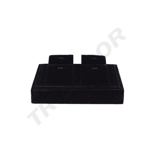 [009681] Black Velvet Jewelry Display Tray