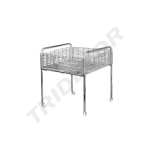 [033140] Metal Display Stand for Offers with Wheels