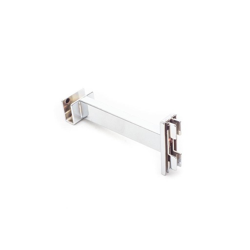 [002150] Soporte Tubular Rectangular Para Sistema De Cremallera 15Cm