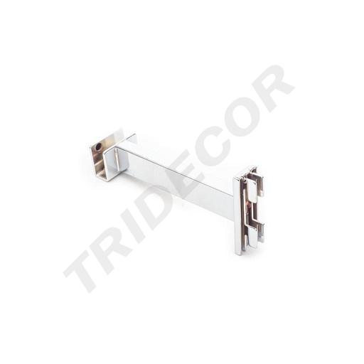 [002150] Suport tubular rectangular pentru sistemul cu fermoar 15cm