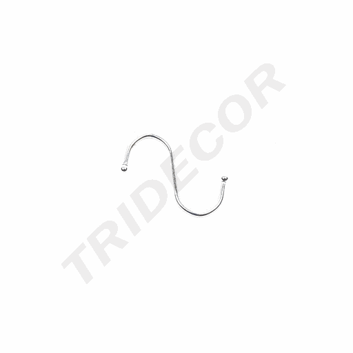 [001094] Small Chrome Frame Hook S 500/box