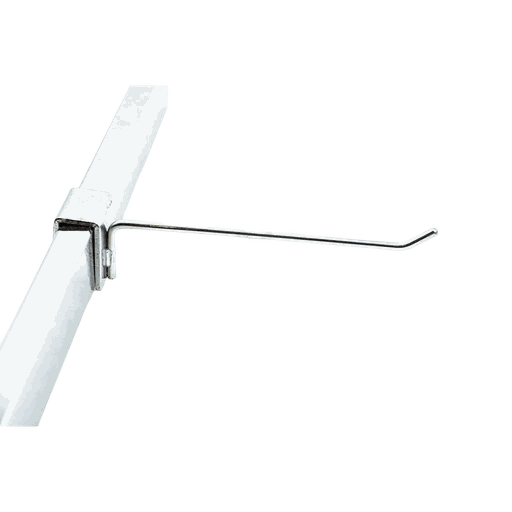 [001043] 电镀卡扁管钩 Cromado Gancho para El Tubo Rectángulo 15cm 6mm 200 Pcs/caja