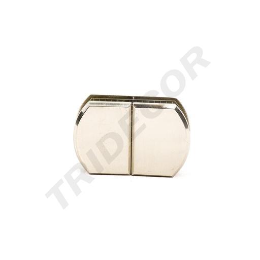 [044051] Pieza de Acero para Unión de Cristales