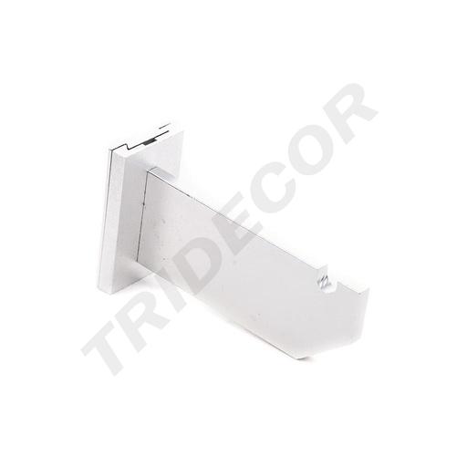 [002317] 铝合金灰色一挂槽上墙壁挂支架Colgador Gris de Pared 1 Ranura