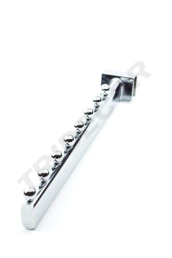 [002285] Inclined hanger for rectangular tube 8 balls - 30 cm