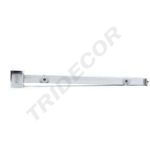 [002103] 电镀卡扁管方管玻璃托 30.5cm Soporte de Estante para Tubo Cuadrado 50/caja