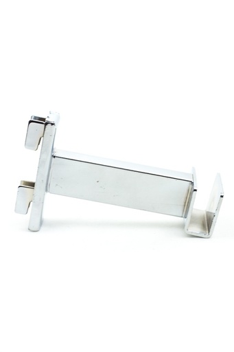 [002149] Soporte Tubular Rectangular Para Sistema De Cremallera 10 Cm