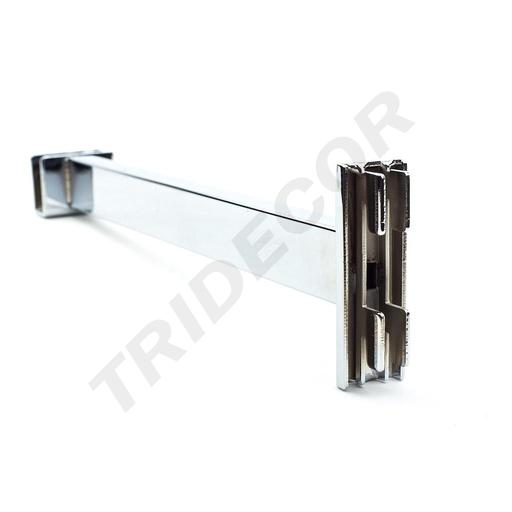 [002152] Soporte De Tubo Rectangular Para Sistema De Cremallera 25Cm