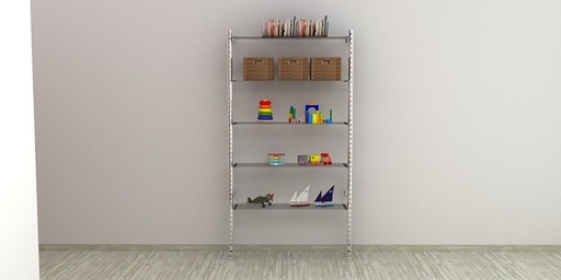 [006003] 双排孔电镀圆管Sistema de Cremallera Tubo Redondo 50mm 3m