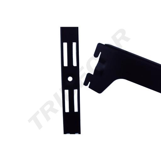 [006207] Sistema de Zíper Preto Fosco para Lojas 240cm