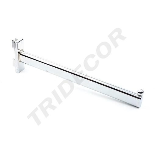 [002043] 双鱼尾椭圆电镀一珠 Colgador Recto Con 1 Bola para Sistema de Cremallera 30cm 50/caja