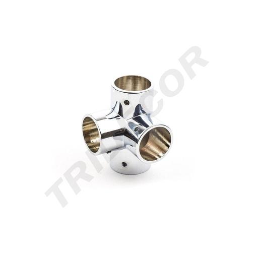 [006038] Conector em T, 4 saídas de 25mm