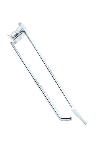 [001168] Hook with Price Holder for Rectangular Tube 35 cm 7 mm