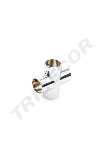 [006035] 带有4个25mm输出的电镀连接头 conector cromado para tubo con 4 salidas de 25mm