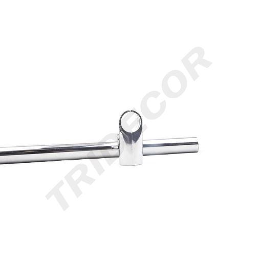 [006025] Metal Union for Round Tube D25mm 3 Outlets