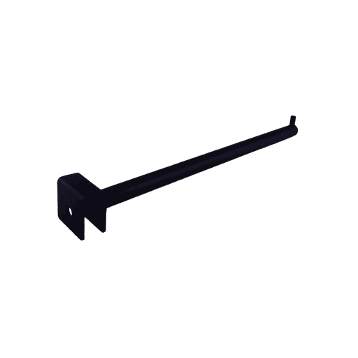 [001054] Hanger for Rectangular Bar 30 cm Black 1 Nail