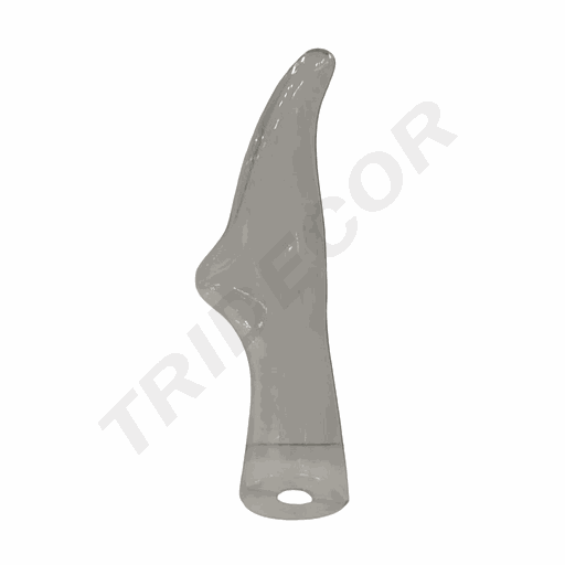 [040703] Pied en plastique transparent unisexe pour chaussettes courtes