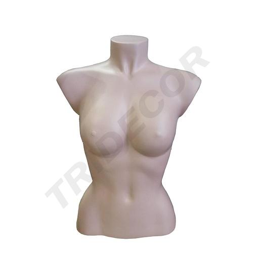 [040798] Bust feminin scurt, culoare carne