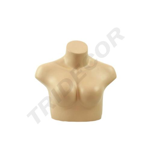 [040799] Busto di donna color carne a mezzo busto