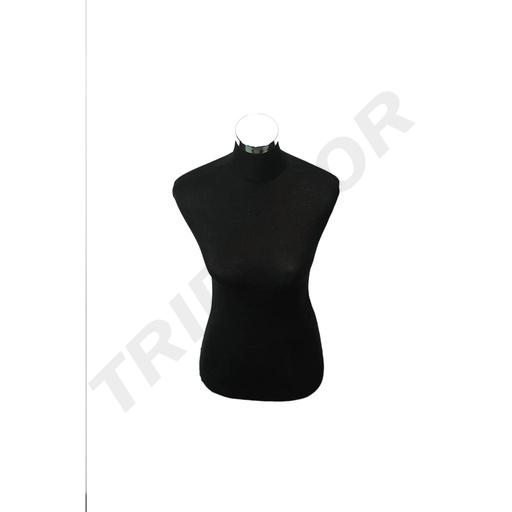[040027] Busto di donna, tessuto nero