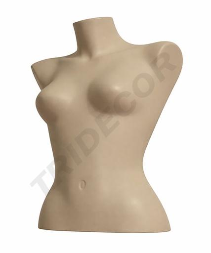 [041006] Busto di donna in plastica color carne