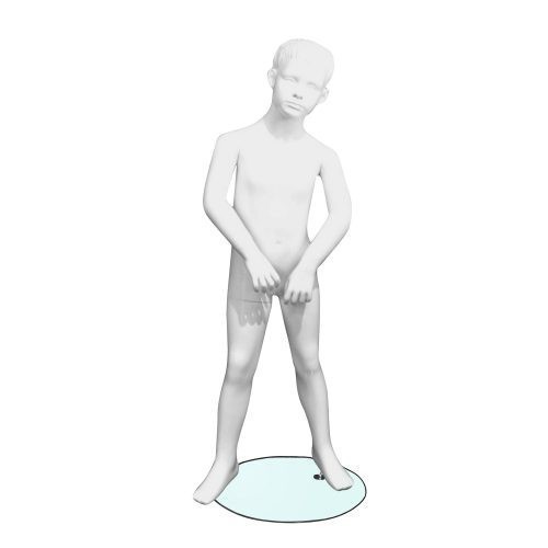 [040303] Child Mannequin with Face Matte White Color 4-6 Years