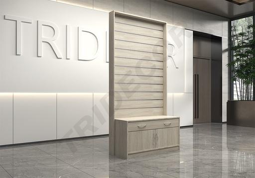 [0271000/O] Gondola bifacciale con mobili 120X50X240 cm Vari colori