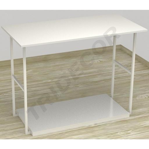 [038936] Tavolo espositivo bianco 120X87X39cm