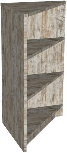 [0275000] 角落展示家具 50X50X90 厘米 多种颜色