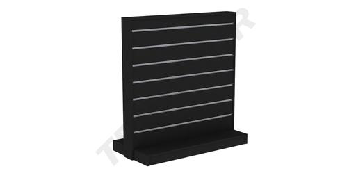 [0273002] Góndola Para Tienda De Ropa 120X60X135 Cm Blanco/Negro