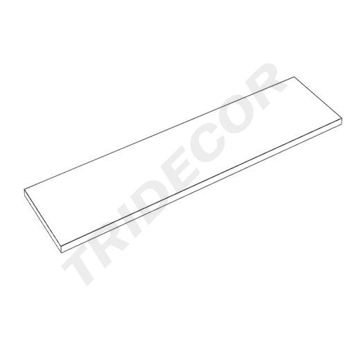 [045213] Estantes De Madera Blancos 120X20 Cm 19 Mm