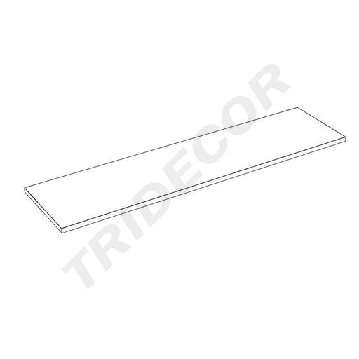 [045624] White Wooden Shelves 120X30cm 19mm