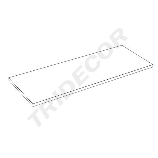 [045651] WHITE WOODEN SHELF 90X35CM 19MM