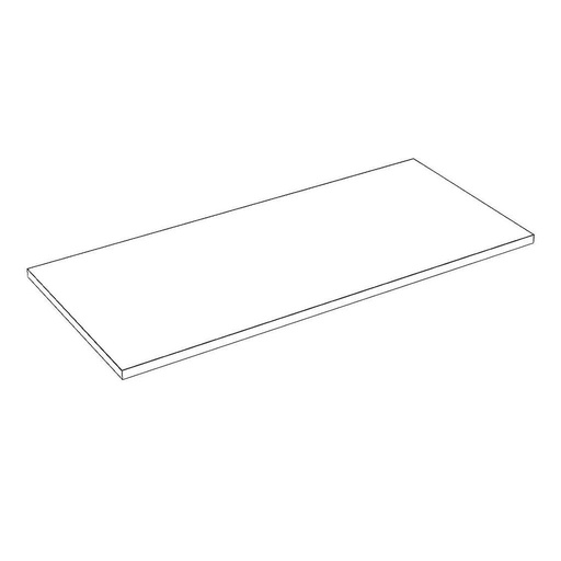 [045650] White Wooden Shelves 90X40CM 19MM