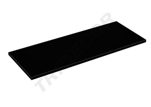 [045600] Baldas de Madera Negras 90X40 Cm 19 Mm
