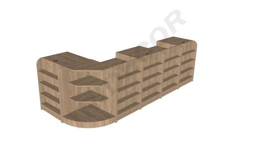 [0277003] Mostrador 300x90x120 cm Varios Colores