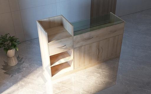 [0270018/O] 带有各种颜色玻璃的柜台 170X50X110cm