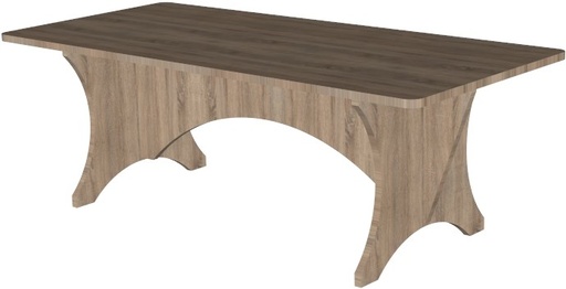 [0273008] Wooden Display Table 220X100X75cm Various Colors