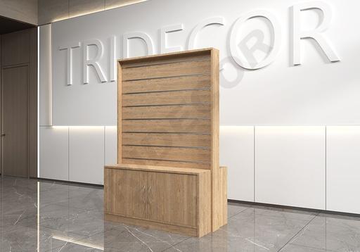 [0273000/O] Gondola espositiva con mobili 120X60X175cm vari colori
