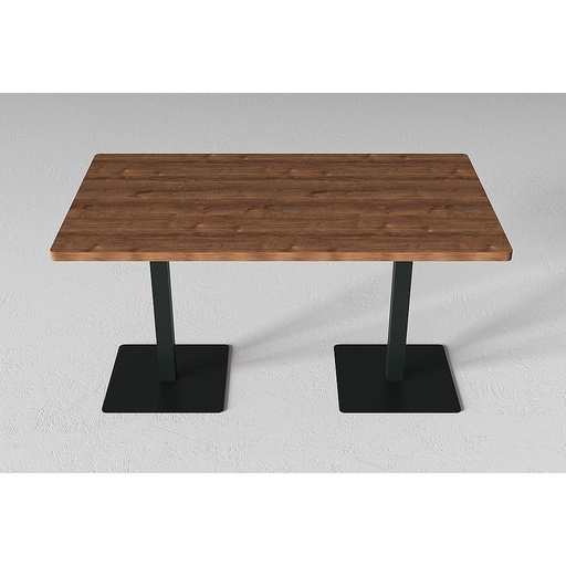 [0273016] Table rectangulaire en bois pour l'hôtellerie 140X80X75cm couleurs variées