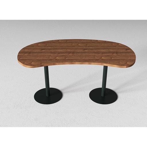 [0273024] Mesa De Madera Semilunar Para Hostelería 120X60X76.4Cm Varios Colores