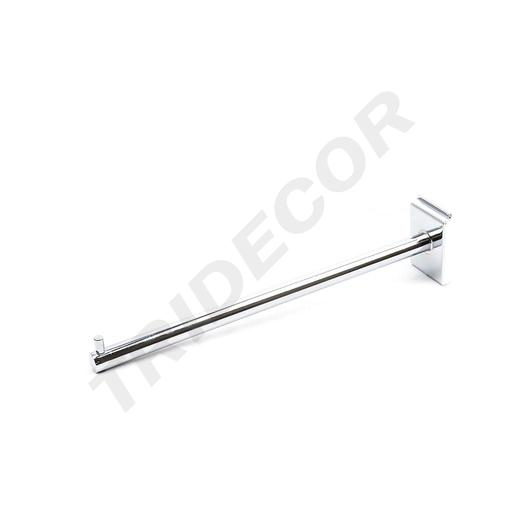 [002363] Colgador Con 1 Clavo Para Panel Aluminio Ranura Estrecha 30 Cm