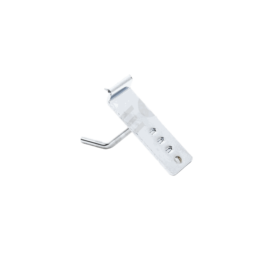 [001062] 卡细槽铝合金电镀板钩 gancho para lama de aluminio  de cromado 5cm 4mm 200/caja