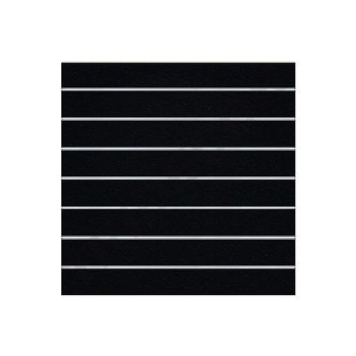 [045011] Panel De Lama Negro Mate Con 7.5 Guías 120X120cm