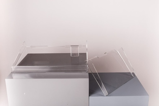 [007021] Acrylic Tray for Slat Panel 40x40 cm