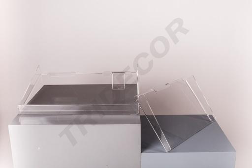 [007021] Acrylic Tray for Slat Panel 40x40 cm