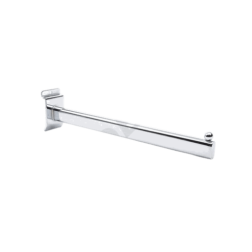 [002003] Gerader Kleiderbügel für Slat Panel 1 Kugel 40 cm